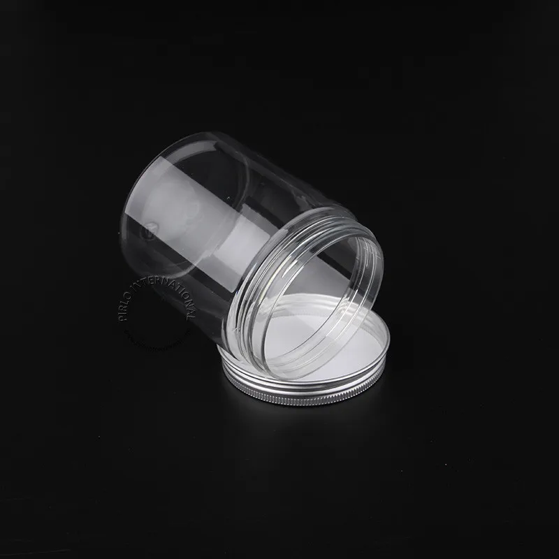 10 шт./лот 250 грамм/250 мл Clear Пластик Крем Jar 8 унц. пустой ПЭТ макияж контейнеры
