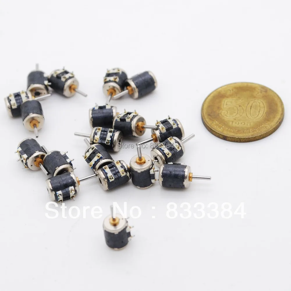 Оптовая продажа 20 шт. 4 проводной 2 фазный шаговый двигатель Mimi для Canon микро D6 мм