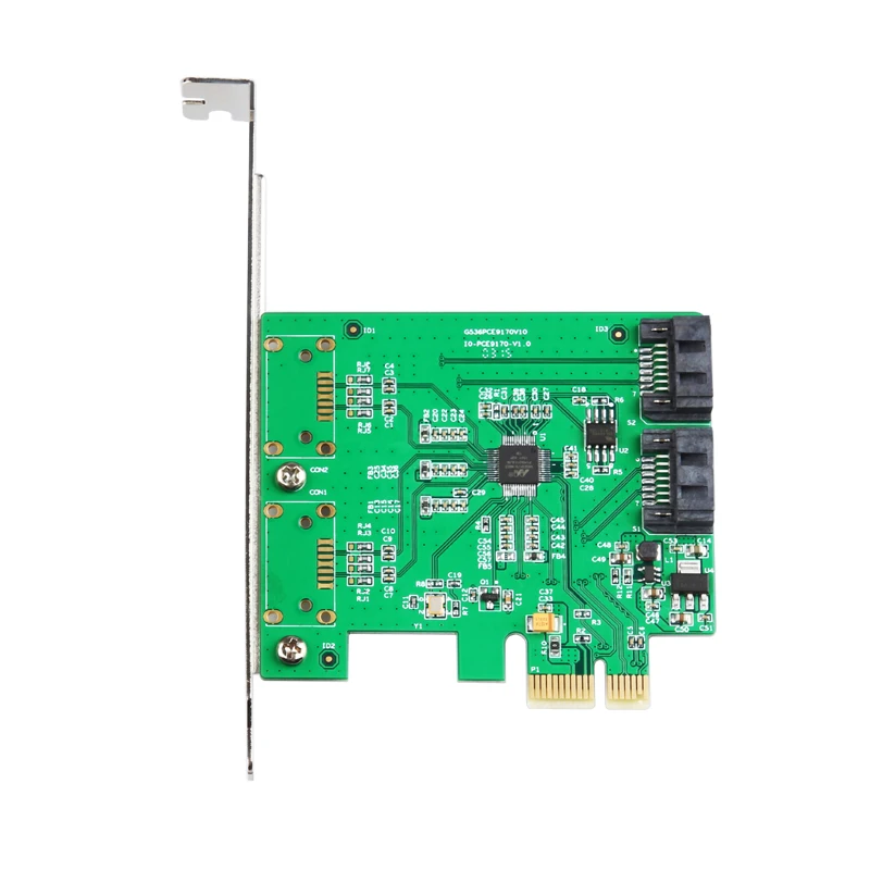 Хорошее Качество 2 Портов Внутренняя PCIe PCI-Express SATA 3.0 Поддержка 6 ГБ/сек. Карты