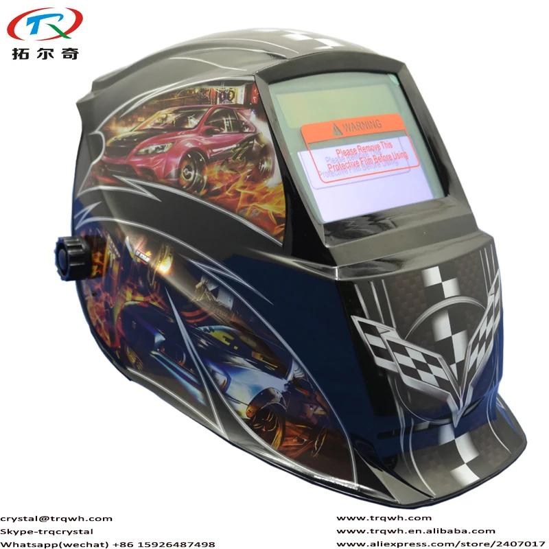 

TRQ-GD06-2233FF EN379, сварочный шлем на солнечной батарее, сменный литиевый аккумулятор с автоматическим затемнением, 2 шт. CR2032, функция самоконтроля...