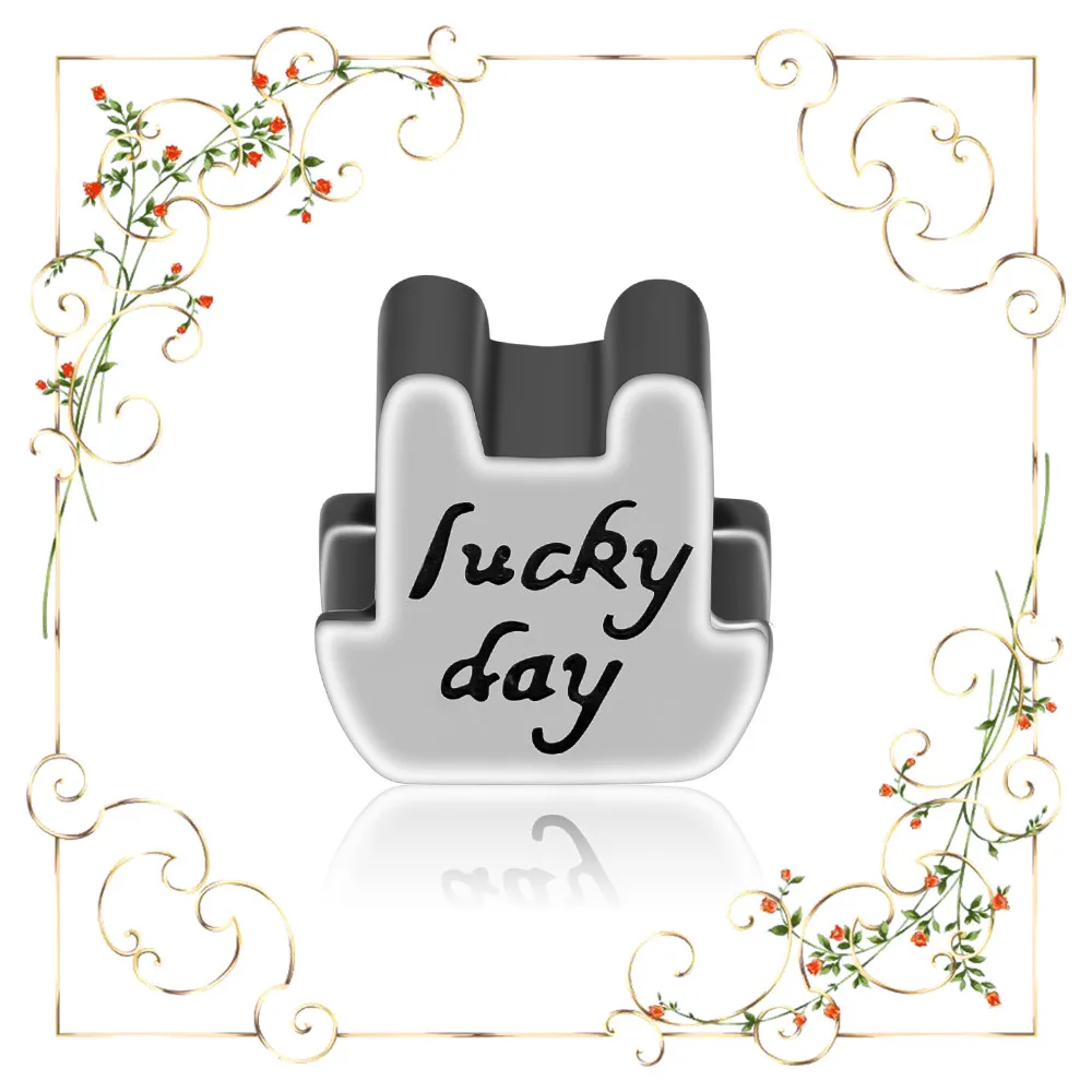 

Женский шарм-собака в миске Fandola CKK, из стерлингового серебра 925 пробы с розовой эмалью, подходит для оригинального браслета, для изготовления ювелирных изделивечерние Ринок