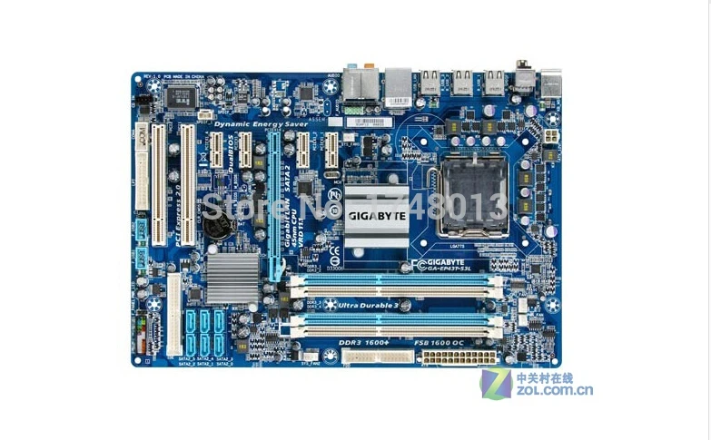 Оригинальная материнская плата для материнской платы Gigabyte GA-EP43T-S3L EP43T-S3L DDR3 LGA 775