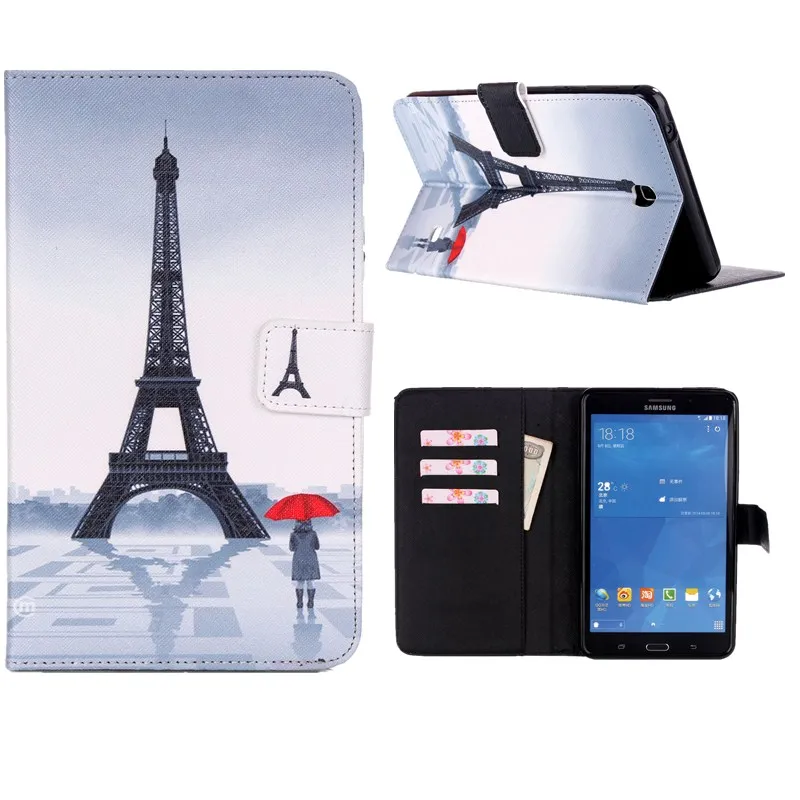 Чехол-книжка для Samsung Galaxy Tab 4 7 0 T230/ T231/ T235 из искусственной кожи | Компьютеры и офис