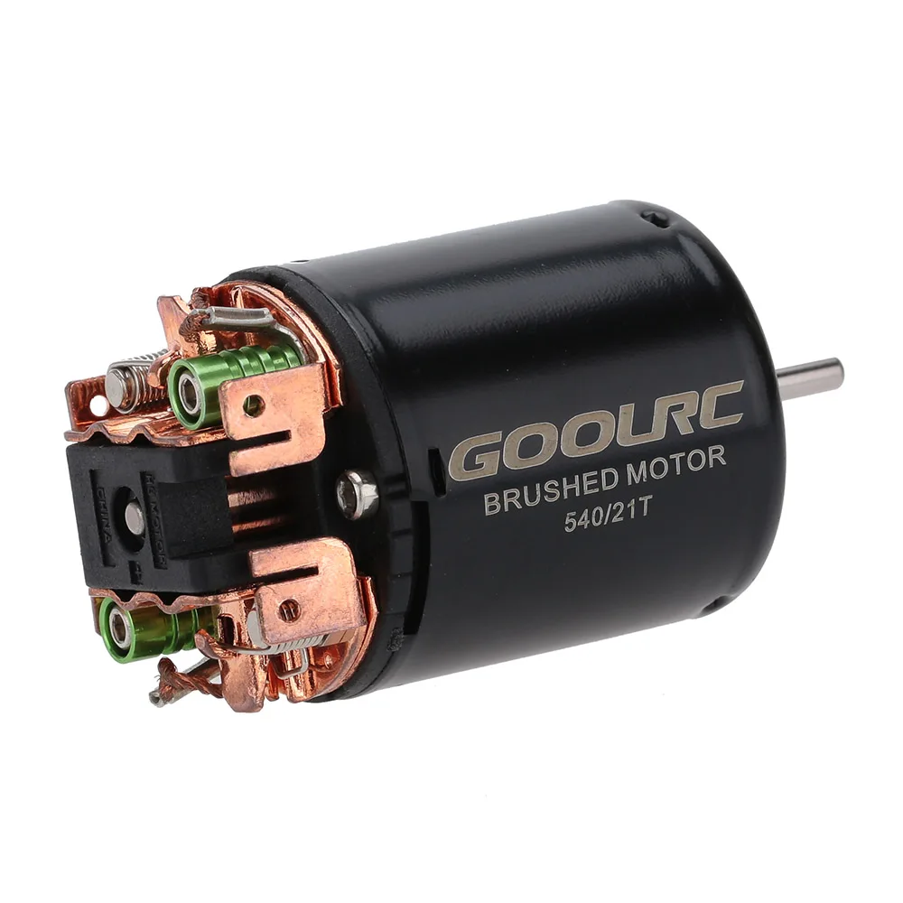 GoolRC 540 21T 4 полюсный щеточный двигатель для 1/10 1/12 4WD радиоуправляемого