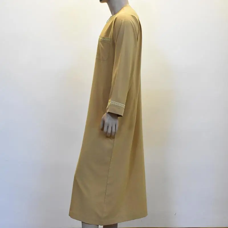 Арабское Saudi мусульманское мужское длинное платье abaya, длинное платье, Дубай, Джаба, мусульманская одежда jubba, Рамадан, Тауб, Ближний Восток, мода