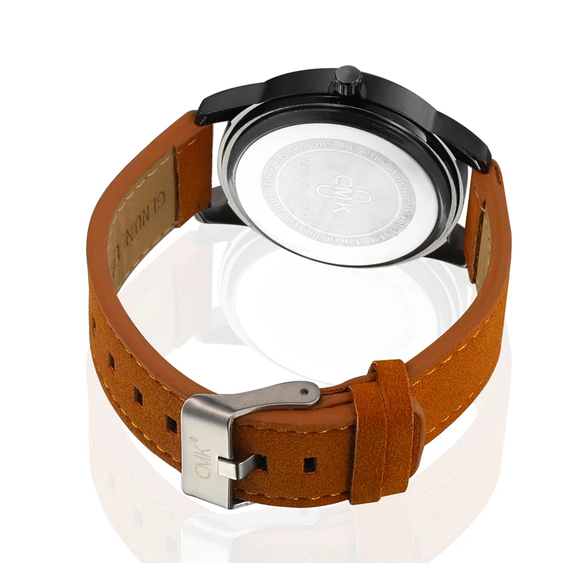 CMK оригинальный бренд военные кварцевые часы мужские Corium кожаный ремешок