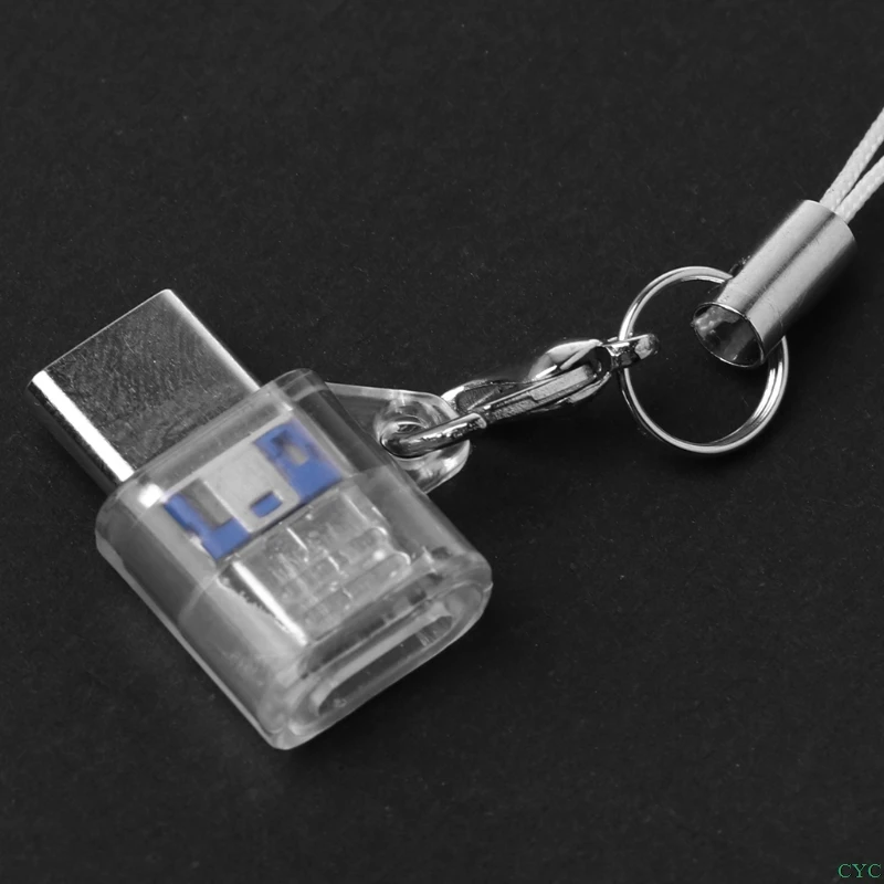 Мини-usb 3,1 type C Мужской к микро USB Женский адаптер конвертер с брелком для samsung huawei LG Xiaomi Android Phone