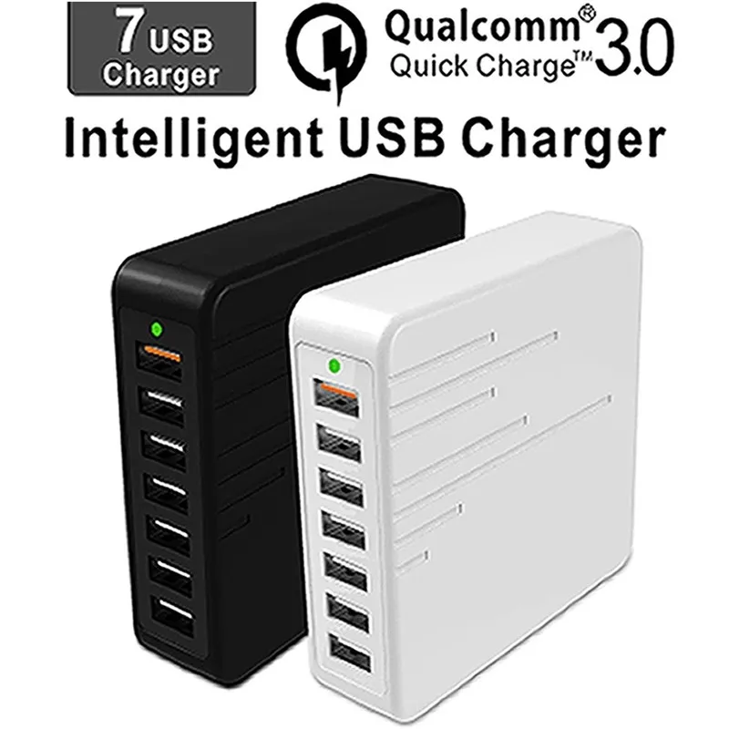 Cargador USB многократное зарядное устройство адаптер интеллектуальное настольное
