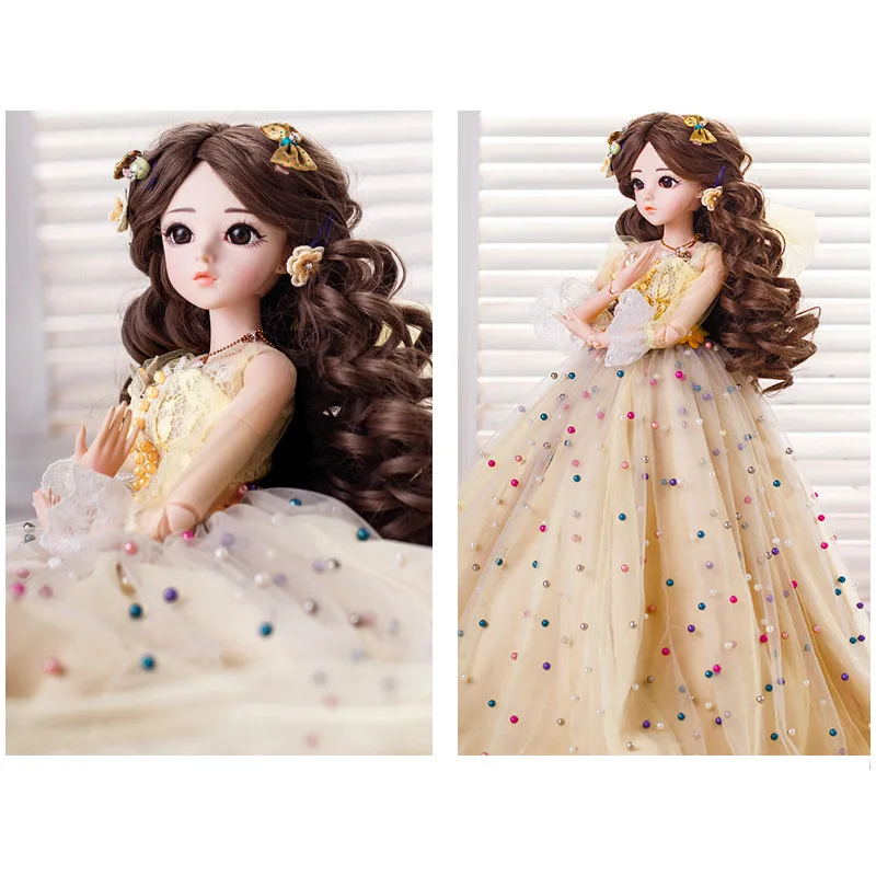S3- Sangsai 1/3 SD BJD куклы весенние луга красочные бусы свадебное платье девочка кукла эстетики от Josephina-Doris