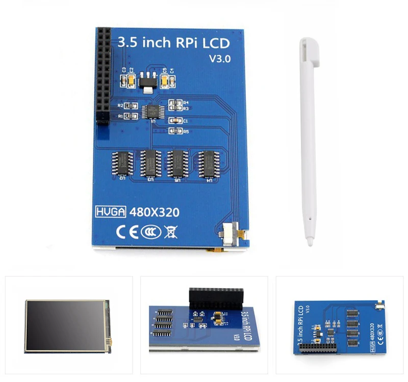 Для Raspberry Pi 3 Model B 3,5 дюймов сенсорный экран дисплей монитор 480x320 ЖК-комплект