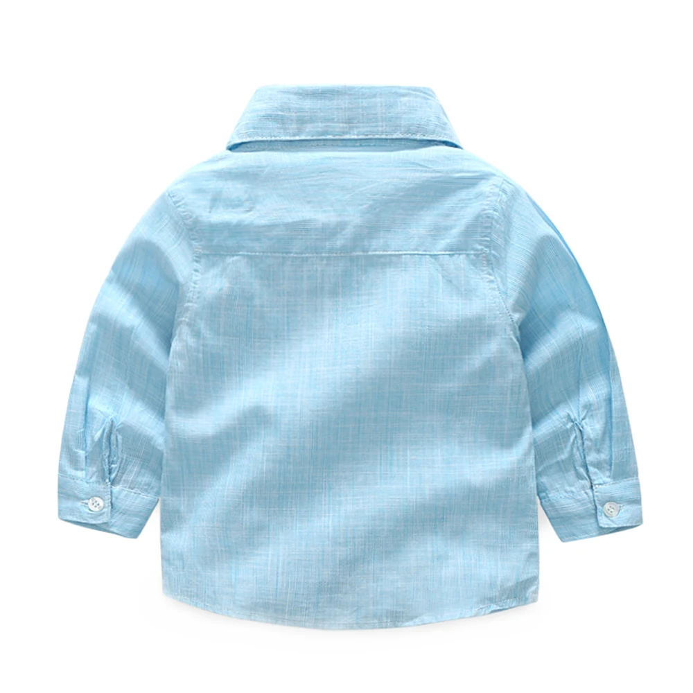 Tem Doger Baby Boys Gentleman Shirts Long Sleeve Cotton Stripe Bowtie Tops Infants Newborn Toddler Outfits |