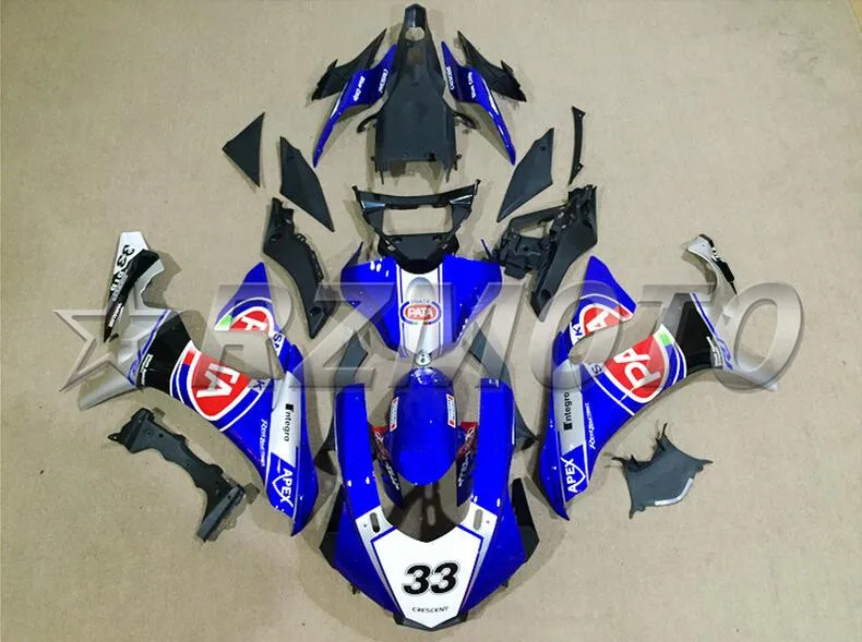 

Новый литья под давлением Обтекатели для Yamaha YZF 1000 R1, 15 и 16 лет YZF-R1 2015 2016 полный ABS пластик мотоцикл обтекатель комплект PATA