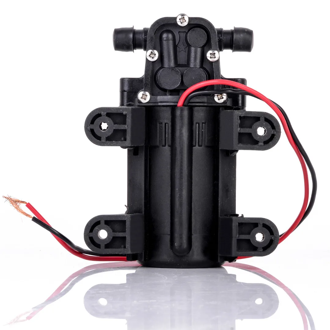 Durable DC 12V 70PSI 3.5L/min Agricultural Electric Water Pump Black Micro High Pressure Diaphragm Water Sprayer Car Wash 12 V