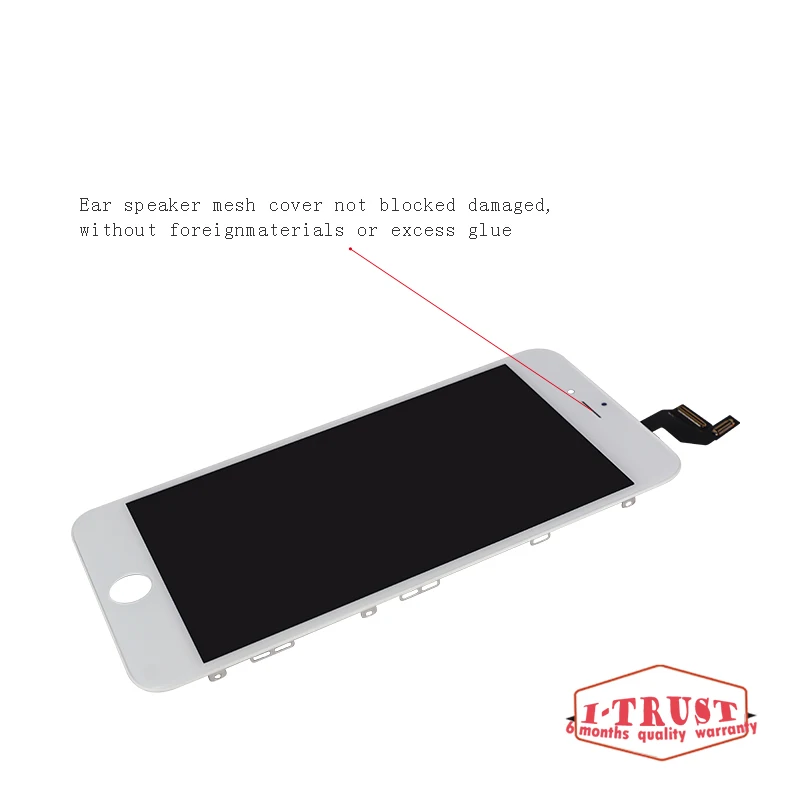 50 шт./партия класс AAA + качество 100% хороший рабочий ЖК-дисплей для iPhone 6 6G сенсорный