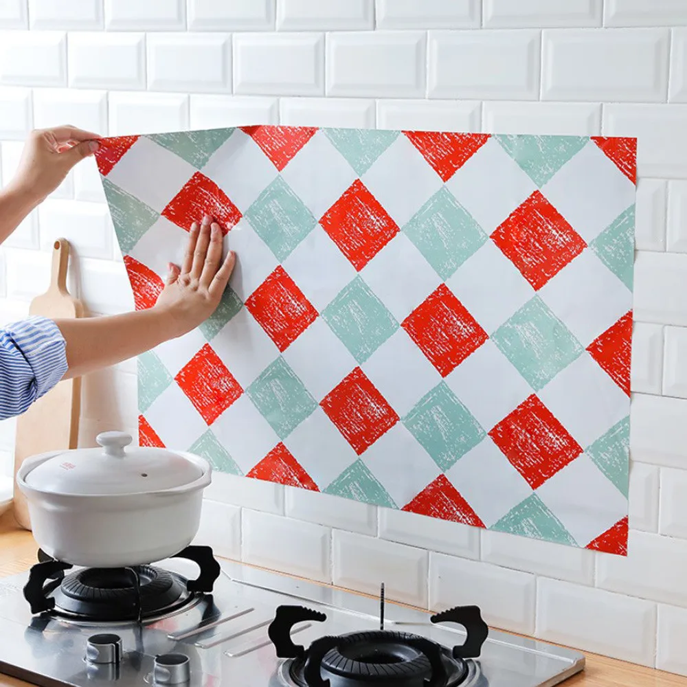1 шт. 45x75 см DIY самоклеющиеся водонепроницаемые высокотемпературные настенные