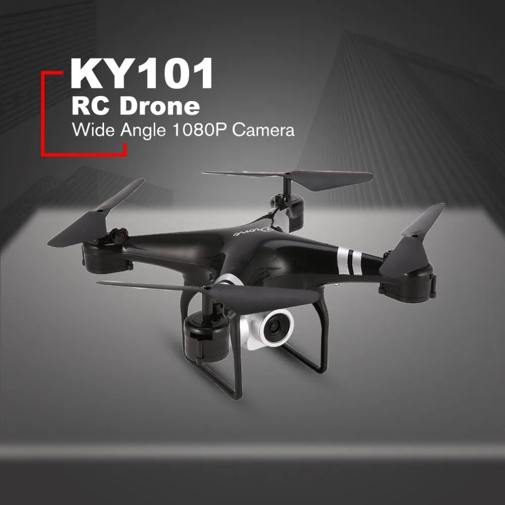KY101S WiFi FPV широкоугольный 720/1080P камера селфи RC Дрон режим удержания высоты Безголовый 3D переворачивает один ключ возврата Квадрокоптер