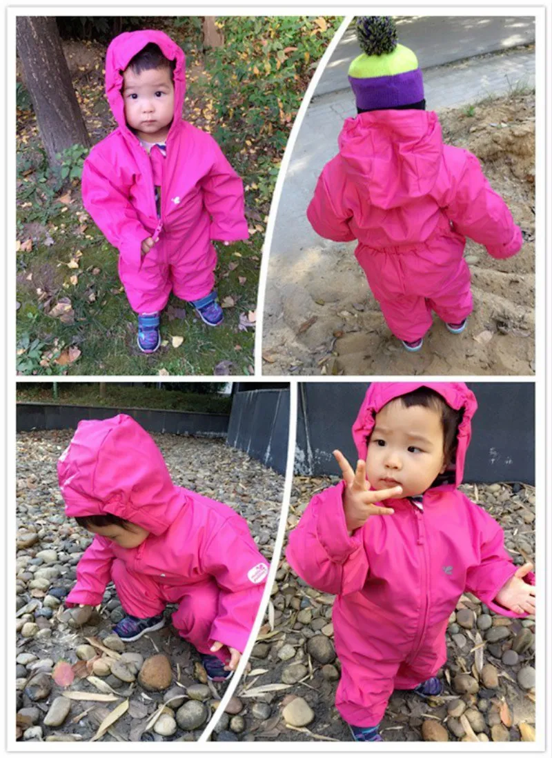 

Распродажа! Комбинезон резиновый дождевик утеплитель и флис до нуля с подкладкой для девочек и мальчиков 9 месяцев-3 лет