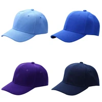 newest men women fashion baseball cap hip hop adjustable peaked hat solid unisex curved visor hat