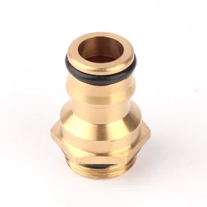 Наружный диаметр 18 мм (M18) Мужская резьба, медные соска, Прямые соединители, 100% прочные латунные аксессуары для автомойки, шлангов