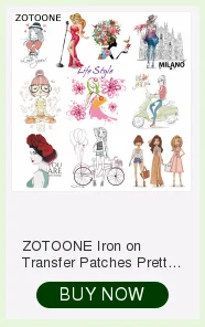 ZOTOONE Красочные Теплые животных гладить на передачи для костюмы бисером аппликация вышивка цветок нашивки DIY Одежда украшения E