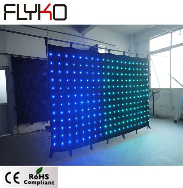2M*3M fireproof led curtain light display P150mm dot backdrop wedding decoration | Лампы и освещение
