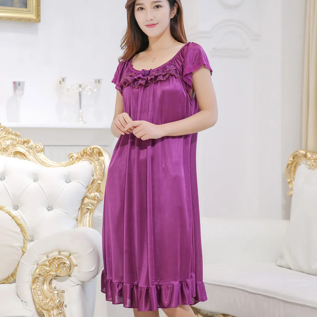 Женская хлопковая мягкая ночная рубашка одежда для сна в китайском стиле женская