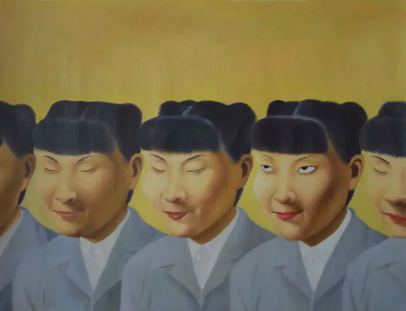 Ручная роспись современный портрет Холст Картина абстрактный Рисунок маслом на