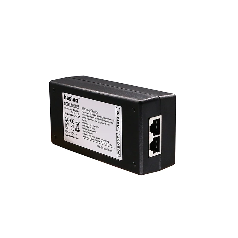 Одиночный PoE 60 ВАТТ адаптер гигабитный POE инжектор Ethernet мощность для POE ip-камеры телефон беспроводной AP PoE источник питания