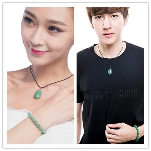 

Authentic natural Dongling stone pendant necklace simple exquisite original stone pendant male and female couple JADES jewelry