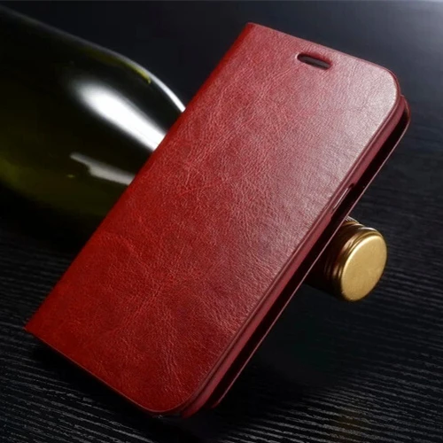 Musubo женский роскошный чехол для Note 9 Note 8 кожаный флип-чехол для samsung Galaxy S10 S9+ S8 Plus S7 Edge кошелек держатель для карт - Цвет: Красный