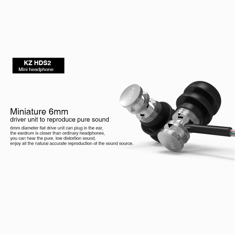 Kz HDS2 6 мм наушники Fone де Ouvido Auriculares Steelseries Go Pro Audifonos dj с микрофоном mp3-плеер |