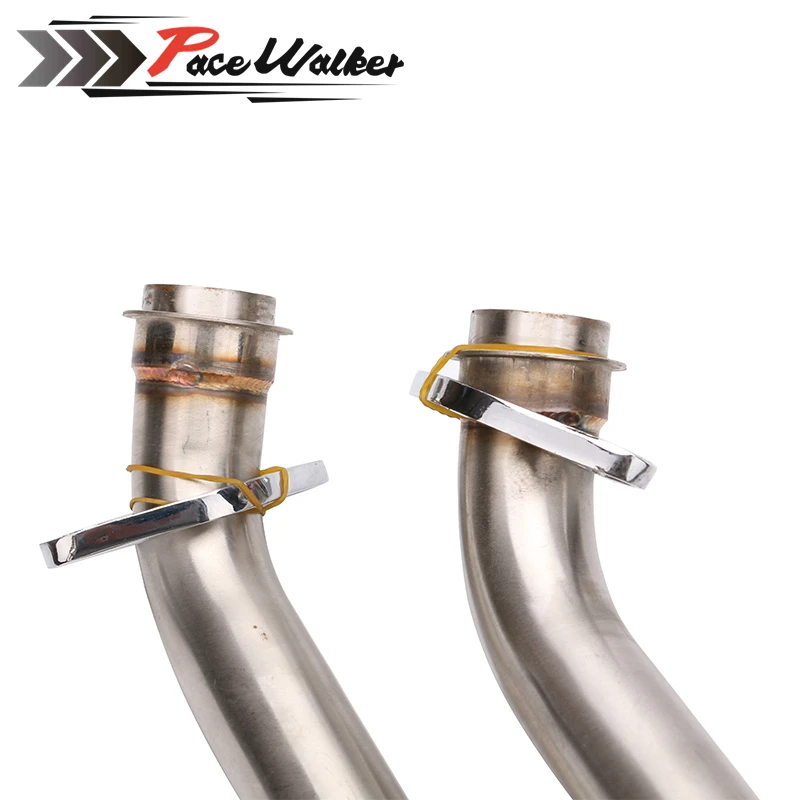 Motorbike Stainless Steel Header Exhaust Mid Pipe for Kawasaki ER 6N 6F ER6F ER6N Ninja 650R 2012 2013 2014 2015 Motorcycle|exhaust mid pipe|mid