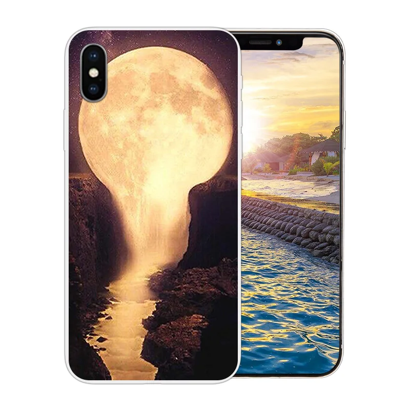 Для iPhone X 10 прозрачный мягкий силиконовый чехол для телефона Apple 6 6s 7 8 Plus Матовый