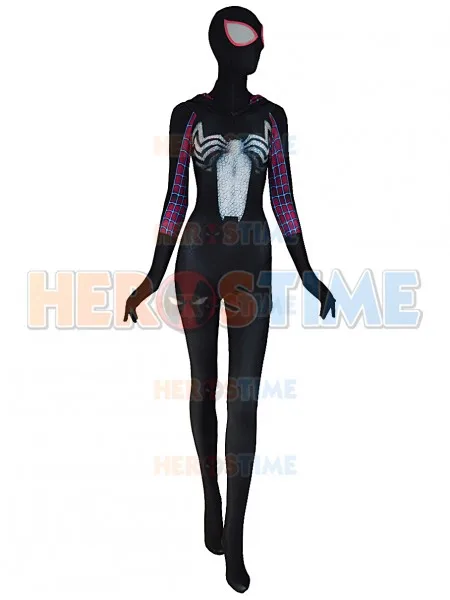 Женский костюм для косплея Человека паука с 3D принтом Зентаи девочек|spider-man