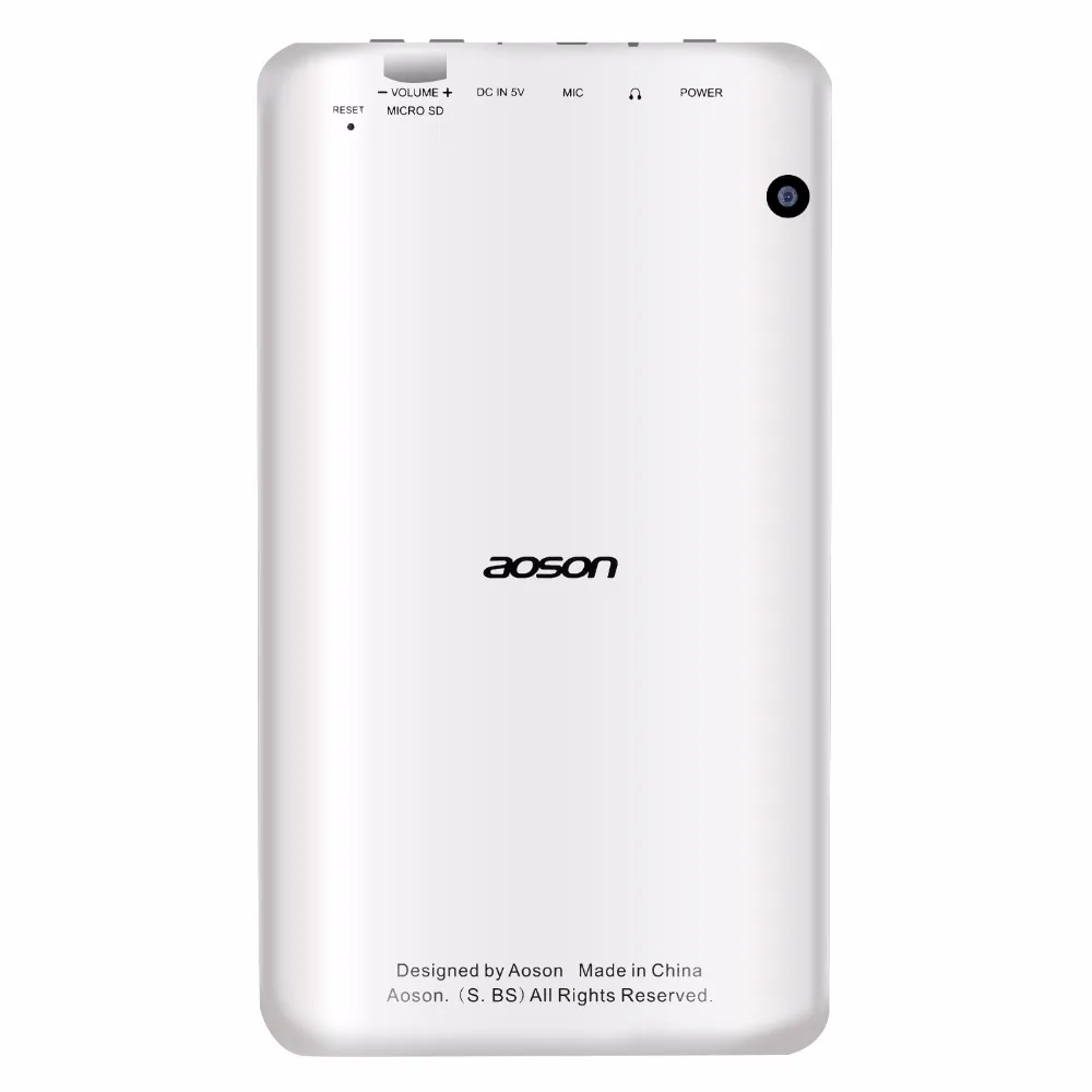 Best ребенок подарок 7 дюймов Aoson M751S-BS Планшеты PC 4 ядра Android 8 ГБ 1024*600 Dual Cam WI-FI Bluetooth fm