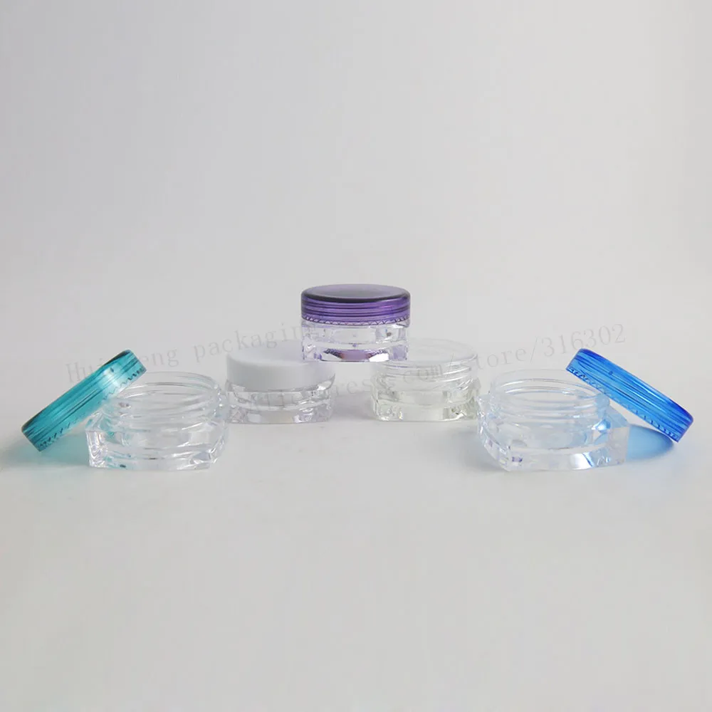 100x3 г Мини Путешествия многоразового использования пластиковые косметические