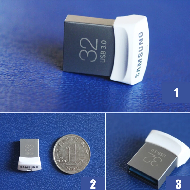 Samsung USB флэш диск 32 г 64 128 3.0 металла творческий мини накопитель крошечный Pendrive
