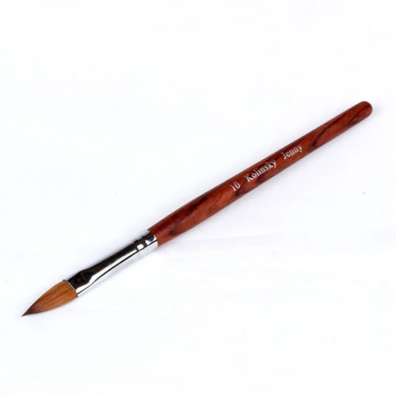 Ручки, цветок, ручка для дизайна ногтей, рисунок на ногтях, художественная кисть, профессиональная ручка для ногтей, 10 шт., Kolinsky Wood Naill Art, кист...