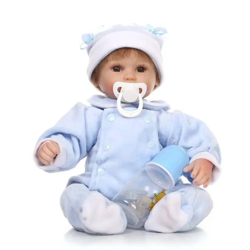 40 см силиконовые куклы reborn игрушки как настоящие милые bebe для новорожденных