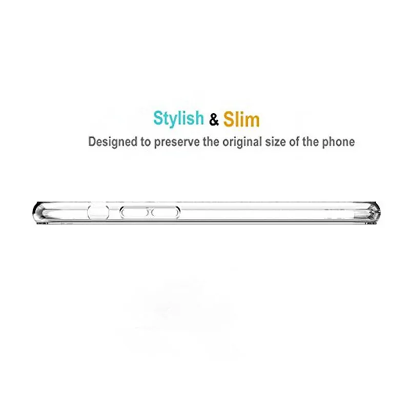 Для iPhone X 8 7 6s 6 Plus 5 5S SE 5c 4 4S чехол из ТПУ защитный для камеры кристально прозрачный