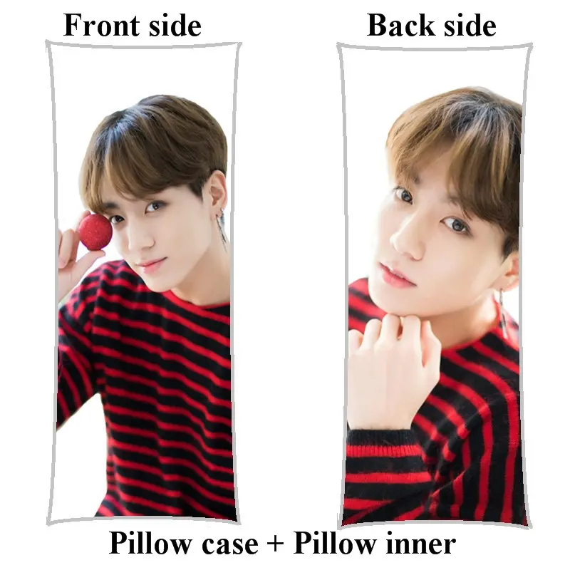 Boyfriend JungKook длинная подушка kpop Bangtan для мальчиков декоративные подушки для тела, включая внутренний индивидуальный подарок