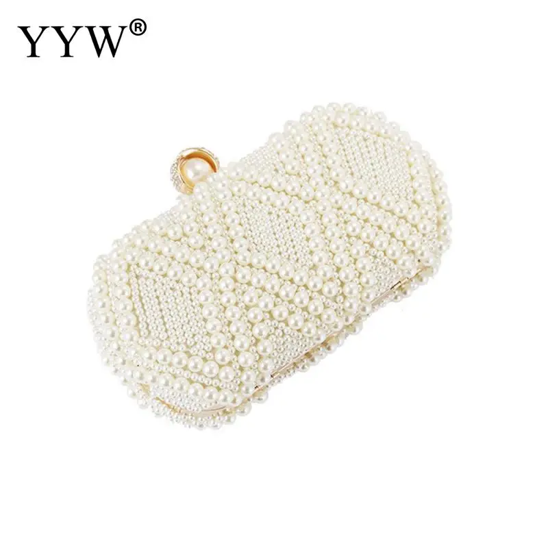 Модная Роскошная вечерняя сумка-клатч YYW с кристаллами и жемчугом женская