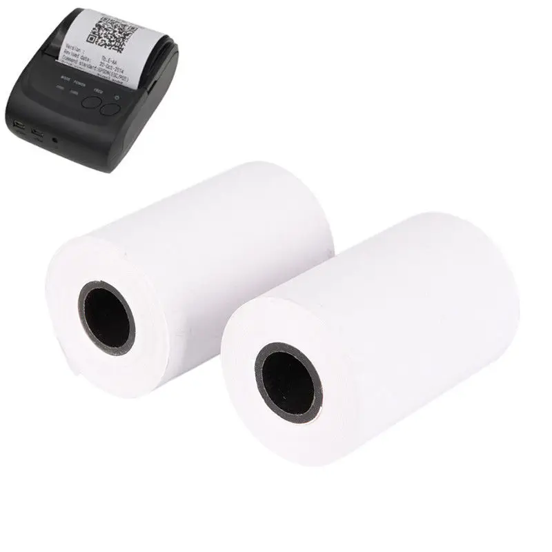 1 шт. 57*40 рулон бумаги для чеков мобильных телефонов 58 мм|Бумага кассовых чеков| |