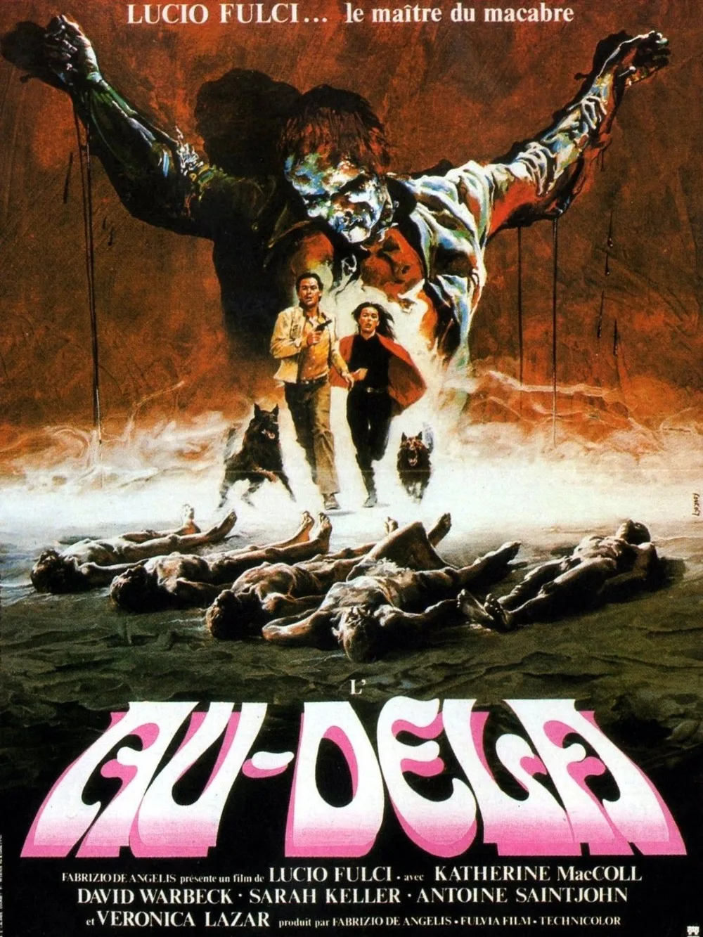 7 DOORS OF DEATH aka THE BEYOND Movie SILK POSTER Decorative painting 24x36inch | Дом и сад