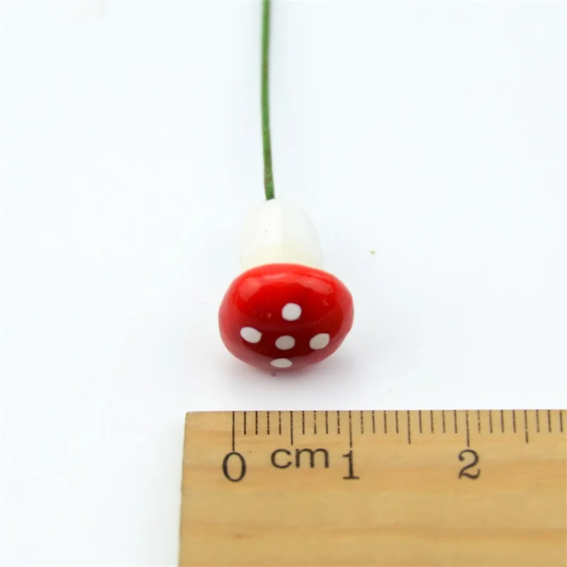 1cm 50 шт. мини-пенный гриб, искусственные растения, цветы для детей, ручная работа, домашний венок для вечеринок, праздников, свадеб - Цвет: 1cm