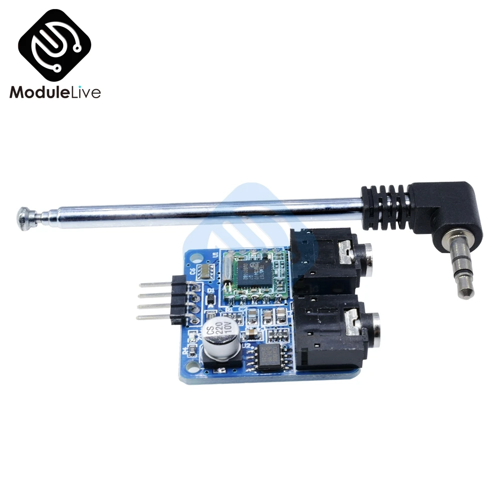 TEA5767 FM стерео радио модуль для Arduino 76 108 МГц с бесплатной кабельной антенной|Детали