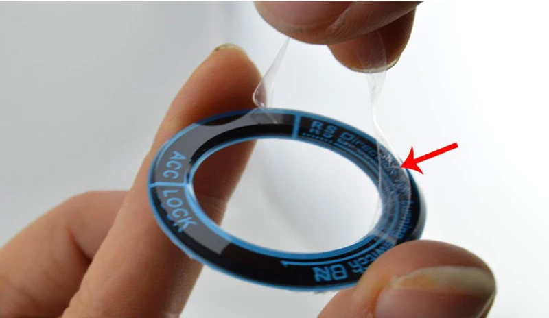 SUNFADA Автомобильный ключ зажигания переключатель отверстия украшение кольцо