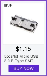 10 шт. мини usb Тип B Женский 5 Pin SMT SMD Shen плата гнездо разъема ПП
