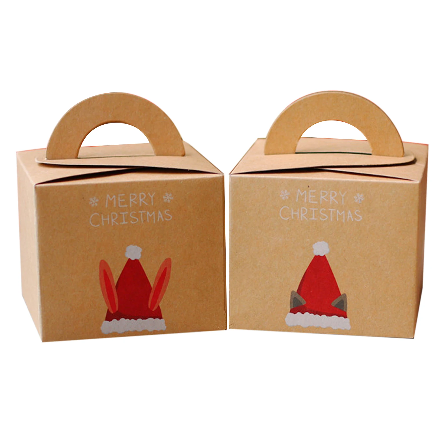 Behogar 10 шт. различных кабельных наконечников Стиль Веселое Рождество Яркие фрукты