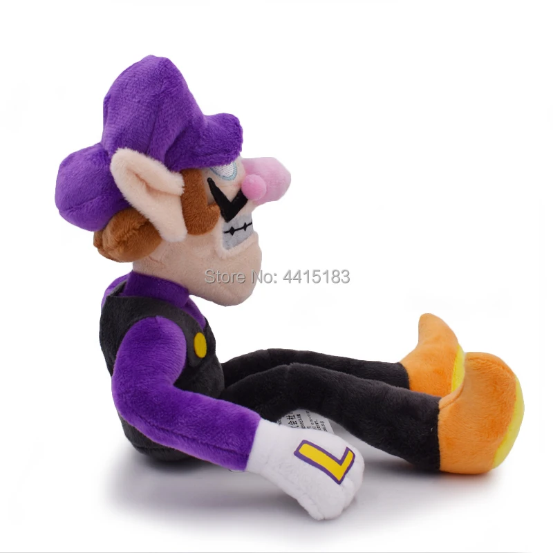 2 шт./партия Аниме Super Mario Bros Waluigi Wario Peluche Кукла Плюшевая мягкая детская игрушка отличный рождественский подарок для детей